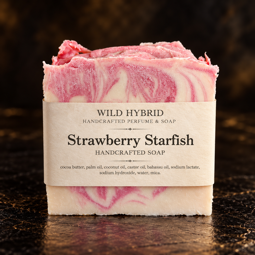 Strawberry Starfish Cold Process Soap