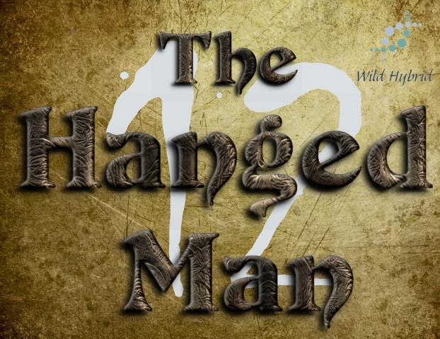 12 - The Hanged Man 5ml - A lone, leafy rose left on a grassy gravesite.