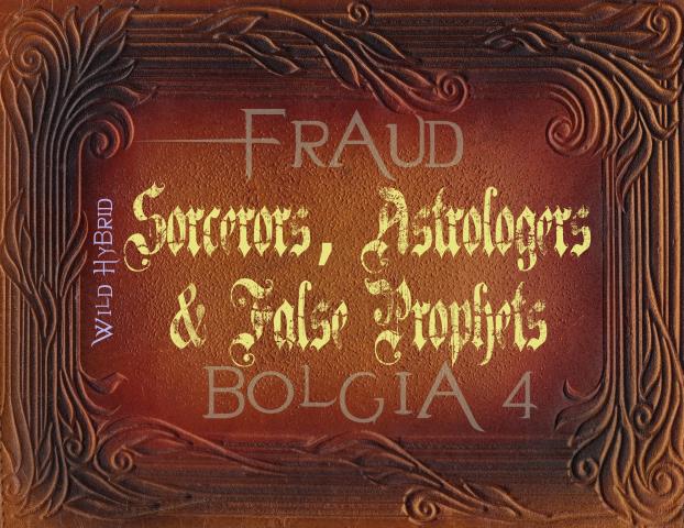 Bolgia 4 - Sorcerers, Astrologers & False Prophets 5ml - Incense, cardamom, dry wooden boxes, black tea and vetiver.