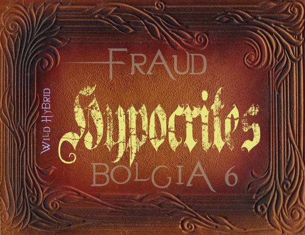 Bolgia 6 - Hypocrites 5ml - Cedar, frankincense, amber, geranium, leather and butterscotch.