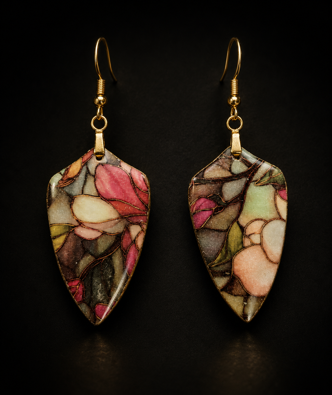 Vesper Glass Polymer Clay Earrings