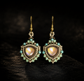 Mint Julep Beaded Earrings