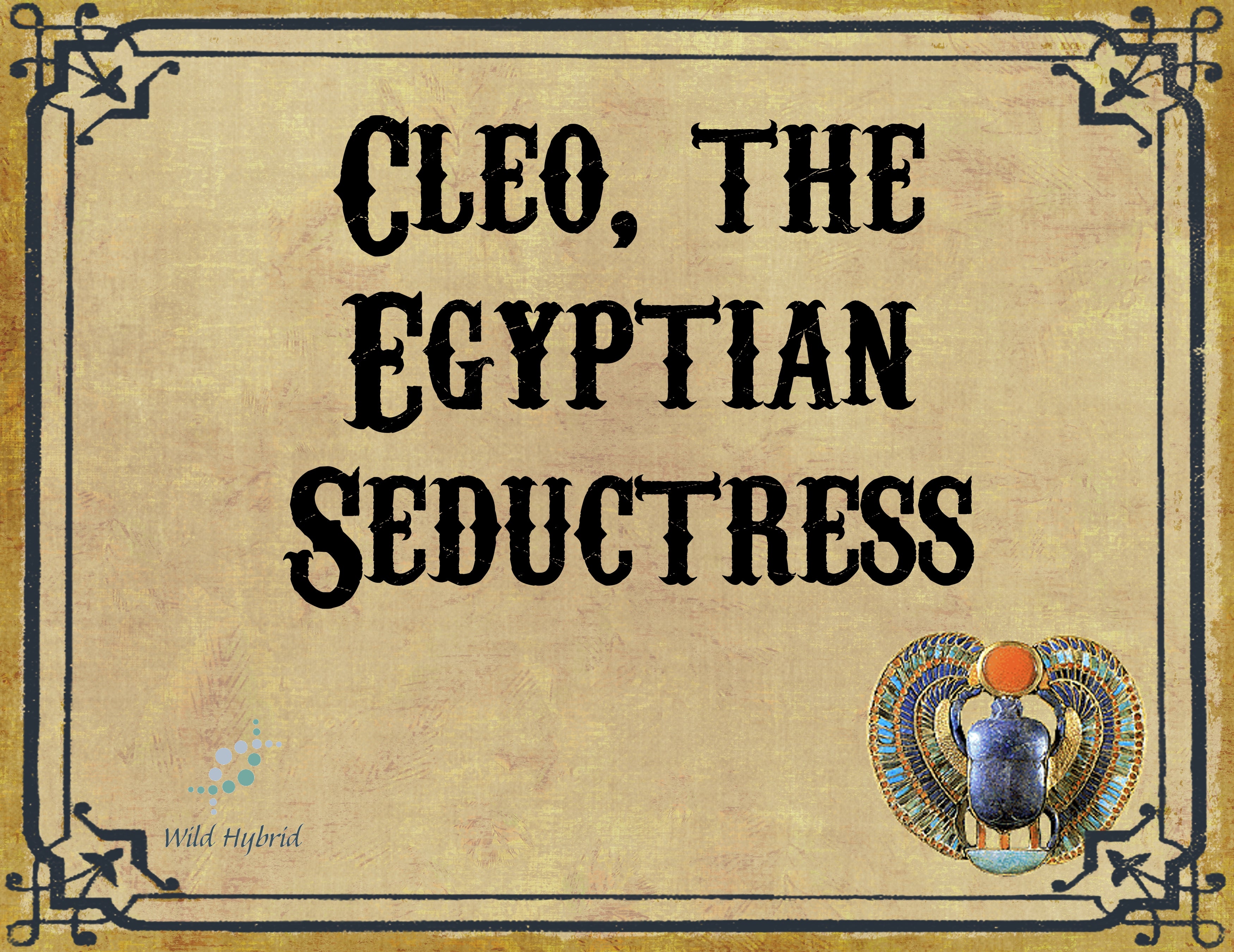 Cleo, the Egyptian Seductress 5ml - Egyptian musk, amber, sacred incense, coconut, fennel, sand and water from the Nile.