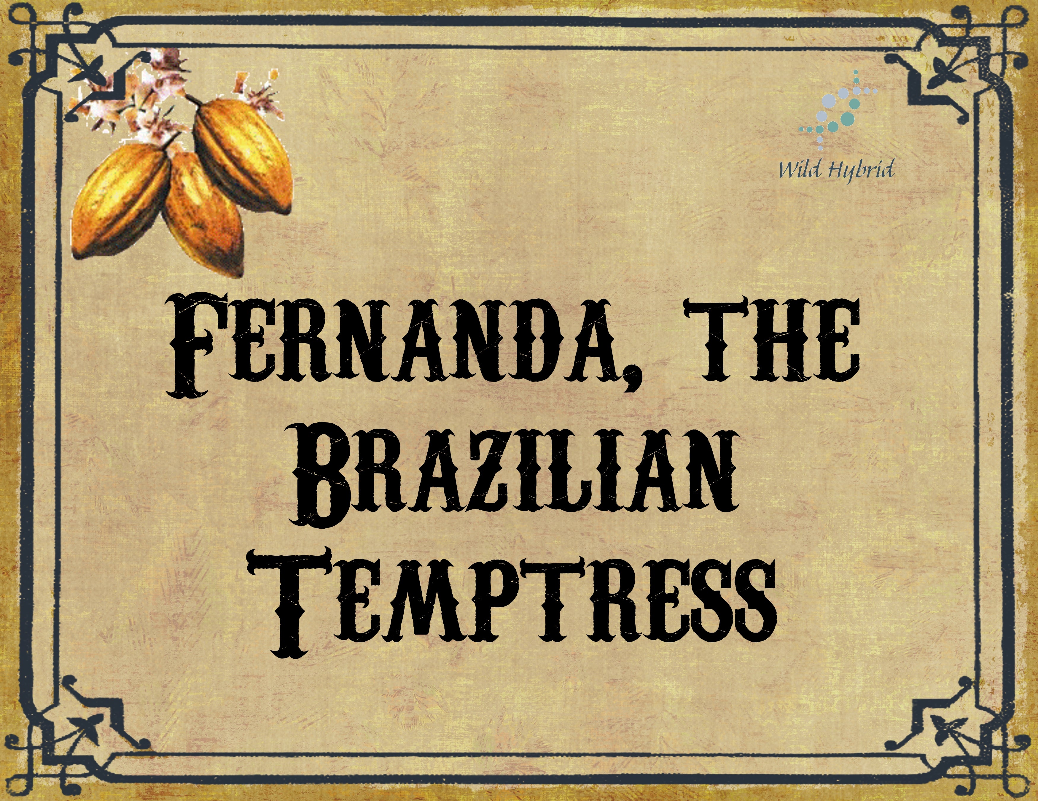 Fernanda, the Brazilian Temptress 5ml - Tropical fruits, cocoa absolute, nutmeg, teak, sandalwood, gardenia and ylang ylang.