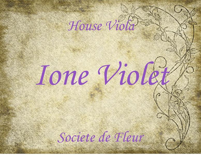 Ione Violet 5ml - Violet, a strange exotic fruit, erigeron, black pepper, pink musk and benzoin.