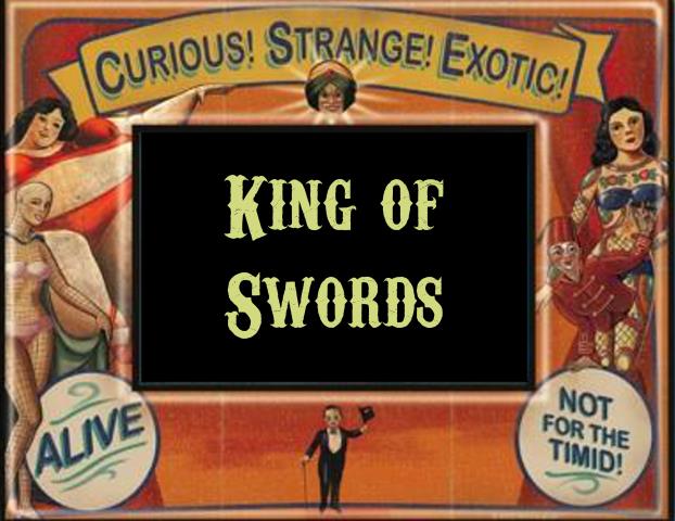 King of Swords 5ml - Cold steel, mandarin, butterscotch, clove, melissa and black tea.