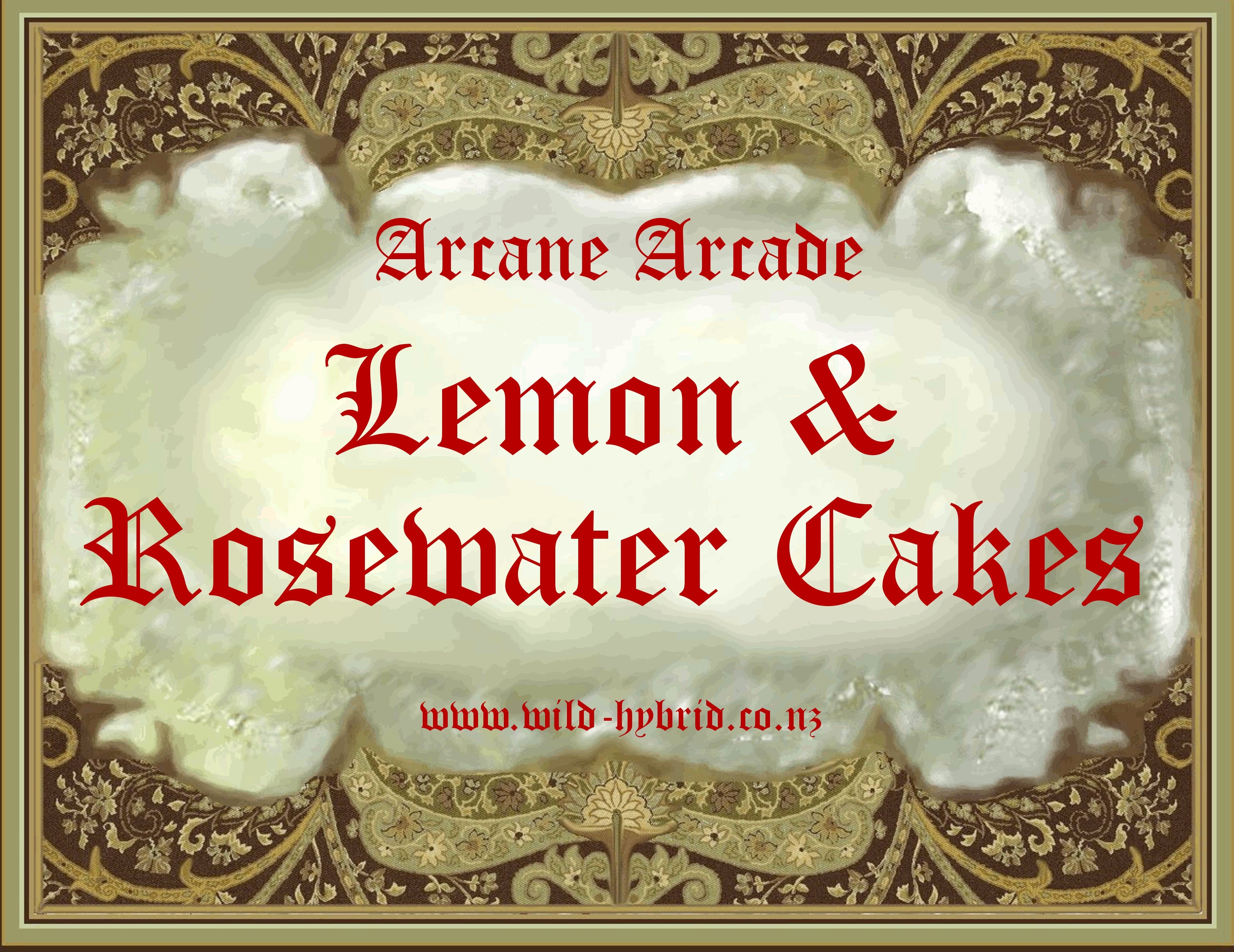 Lemon & Rosewater Cakes 5ml - Fresh lemon, delicate rosewater and warm cakes straight from the oven.