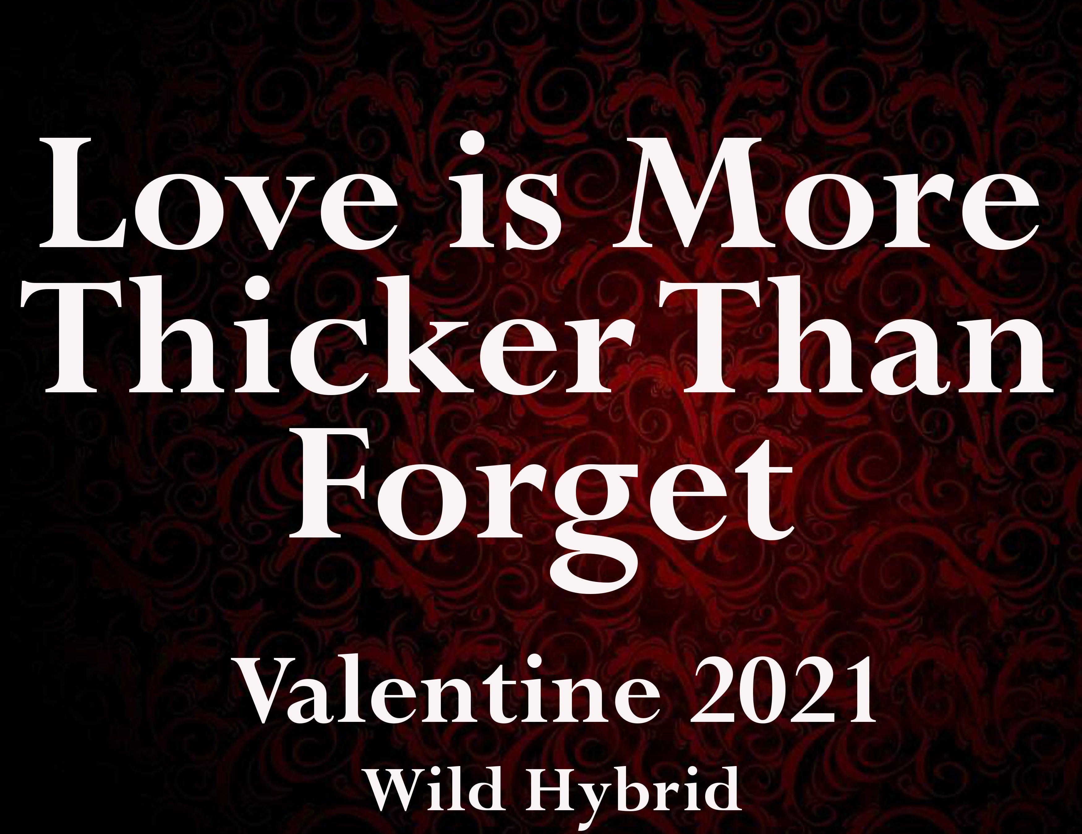 Love is More Thicker Than Forget 5ml An ocean breeze, myrrh, rose de mai, Egyptian amber, rhododendron leaf and iso e super