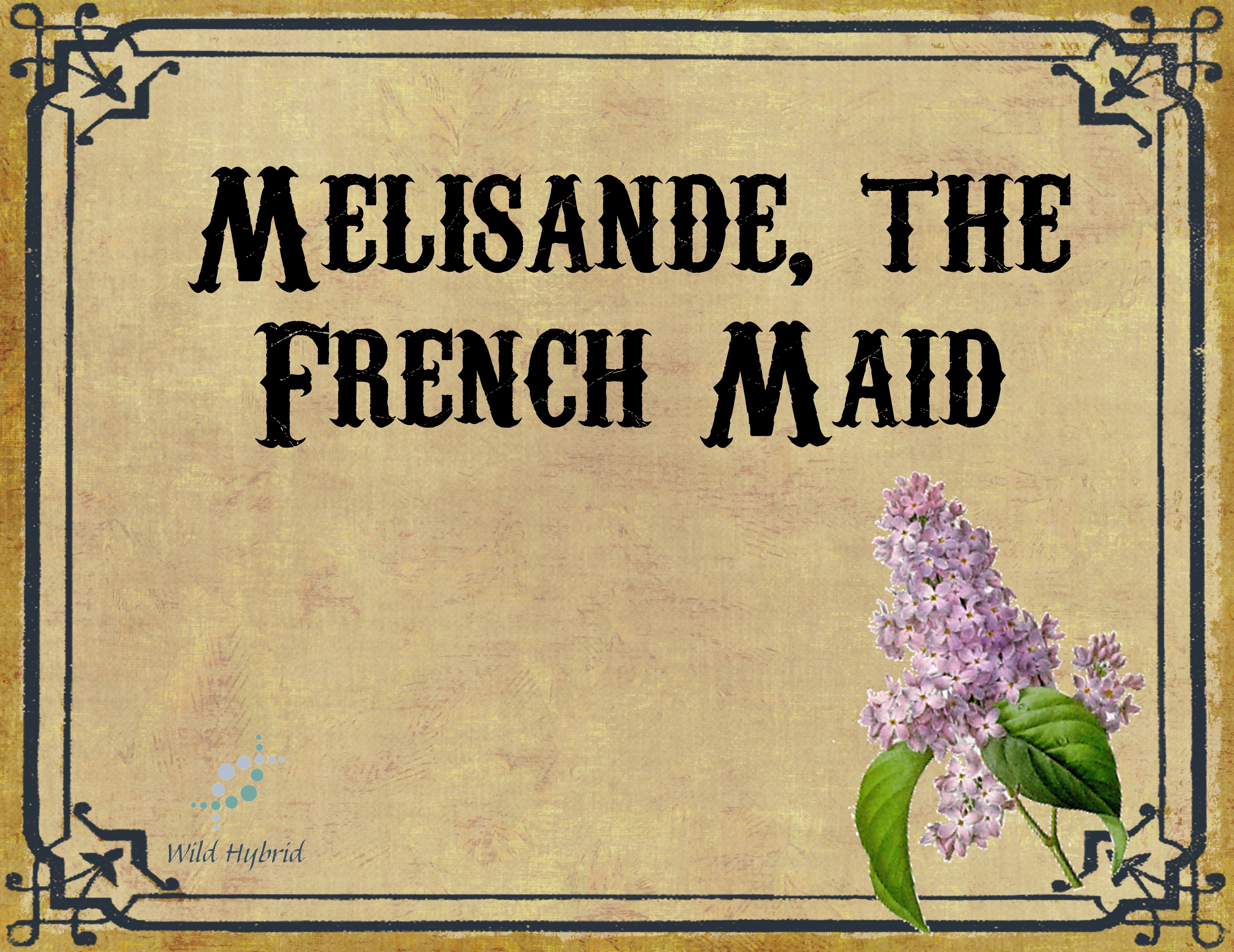 Melisande, the French Maid 5ml - French lilac powder.