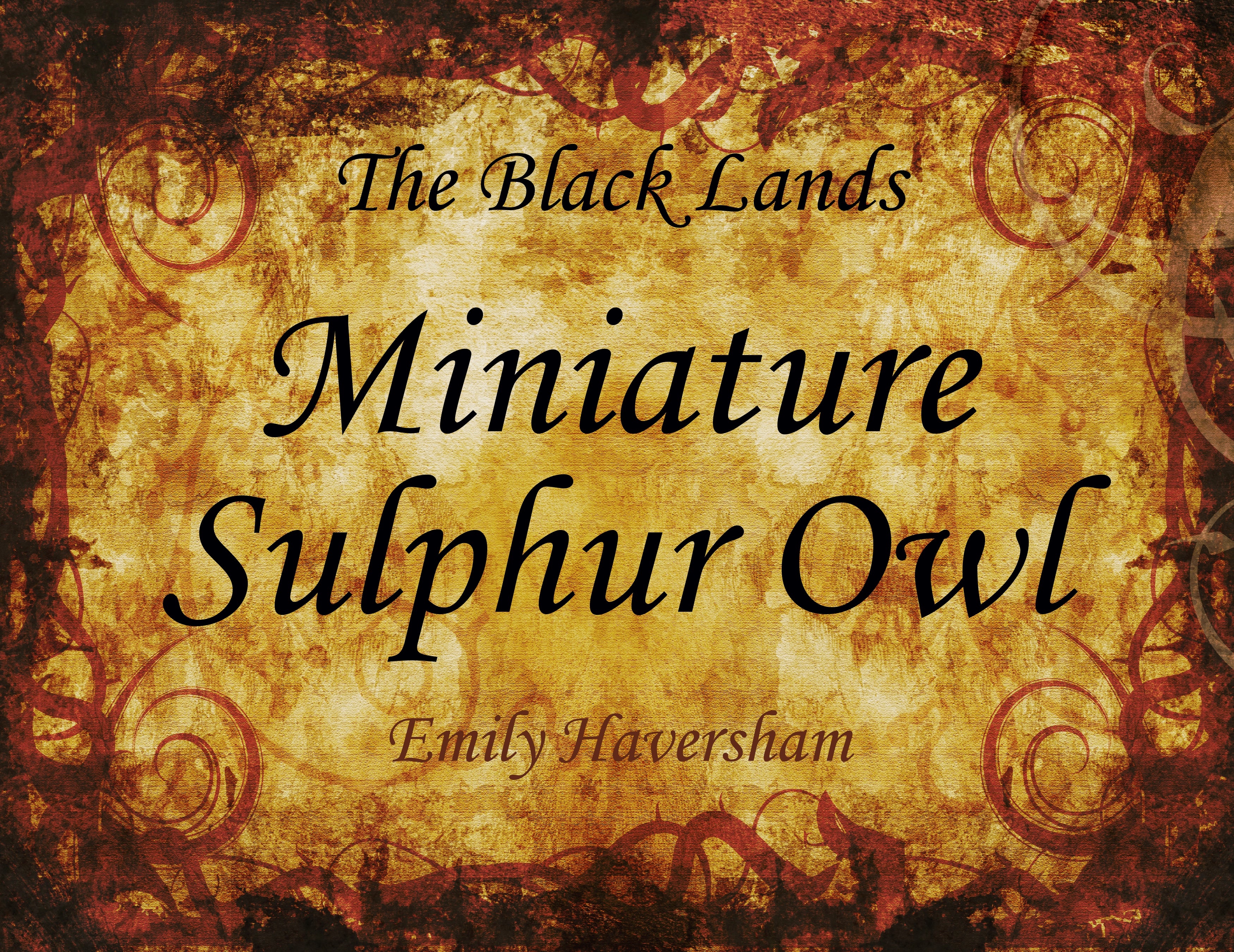 Miniature Sulphur Owl 5ml - Caramel, banana, tobacco leaf, light patchouli, tomato leaf, cedar and benzoin