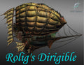 Rolig's Dirigible 5ml - Polished wood and gleaming brass, friction-heated metal, thick lubricating oil and ozonic gases.