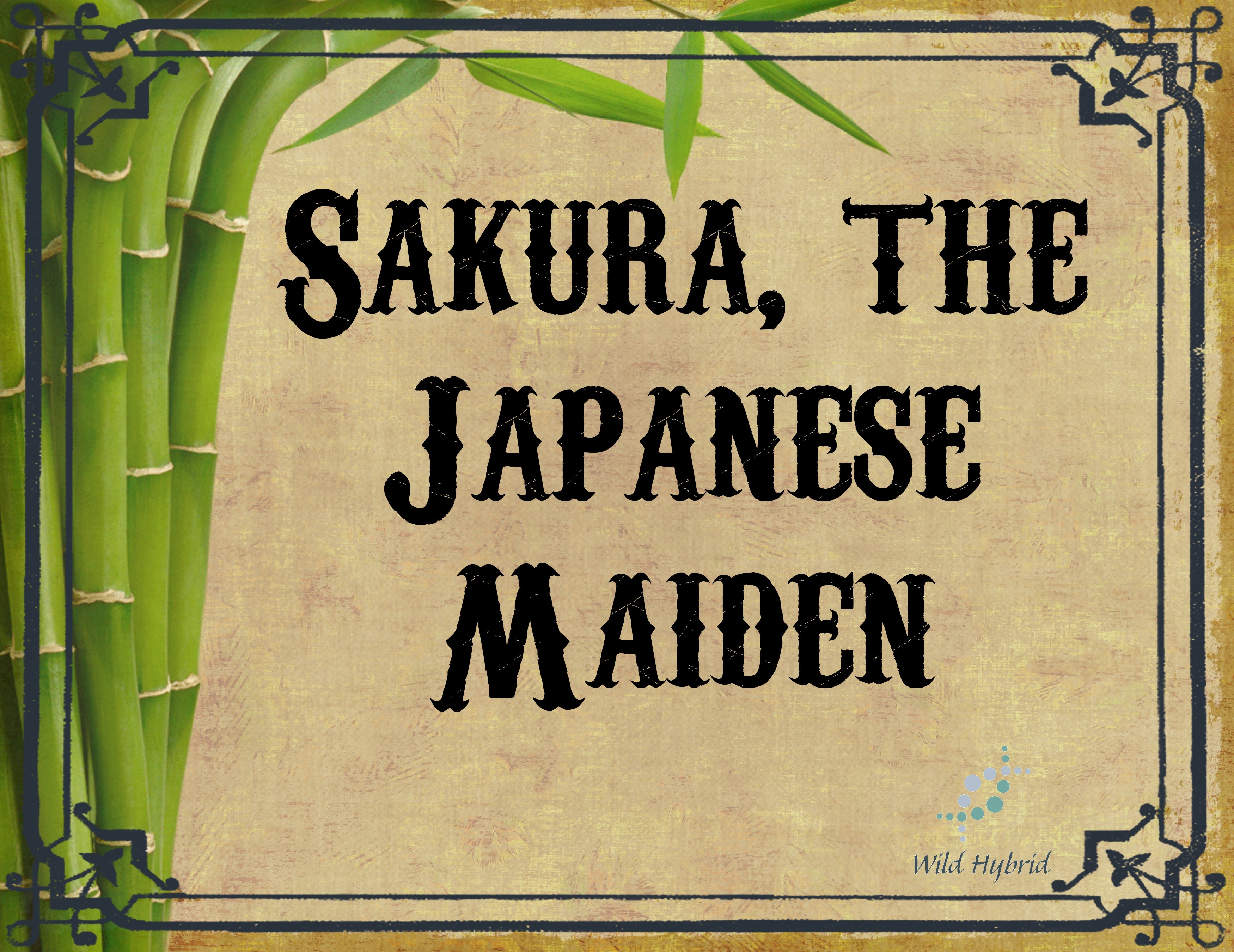 Sakura, the Japanese Maiden 5ml - Honeysuckle, green tea, bamboo, white musk, ho leaf, cotton and gardenia.