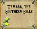 Tamara, the Southern Belle 5ml - Jasmine, tea rose, dry prairie grass, cypress, carrot seed and refreshing watermelon.