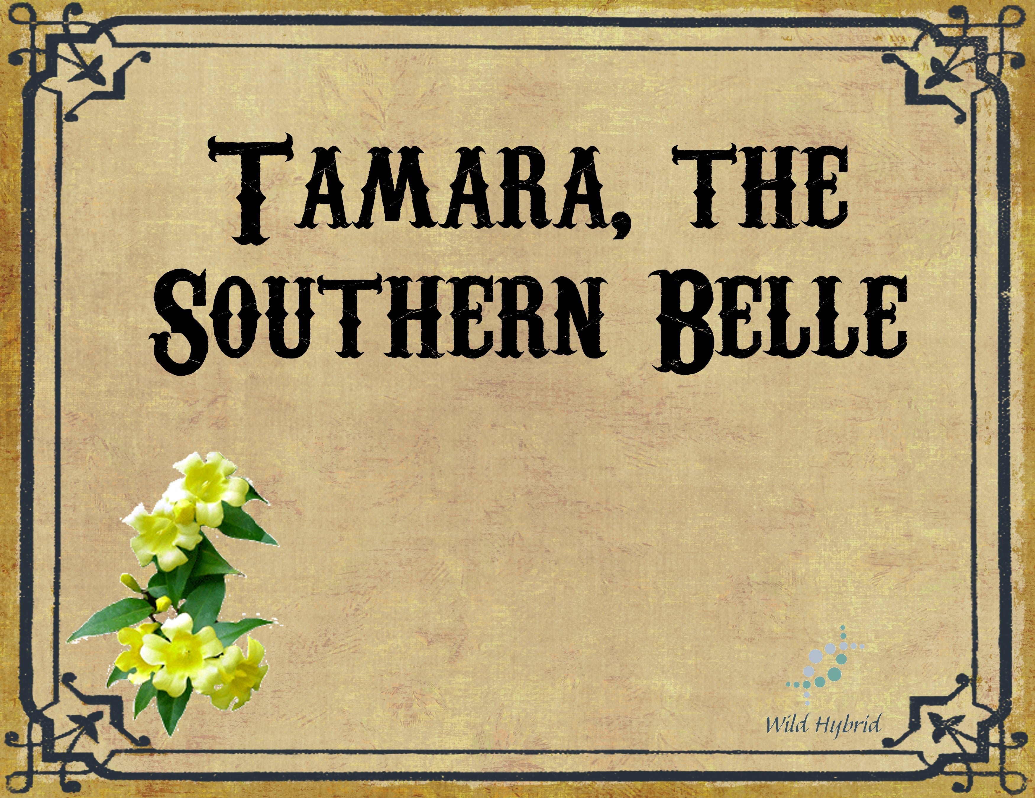 Tamara, the Southern Belle 5ml - Jasmine, tea rose, dry prairie grass, cypress, carrot seed and refreshing watermelon.