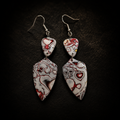 Memento Mori Polymer Clay Earrings