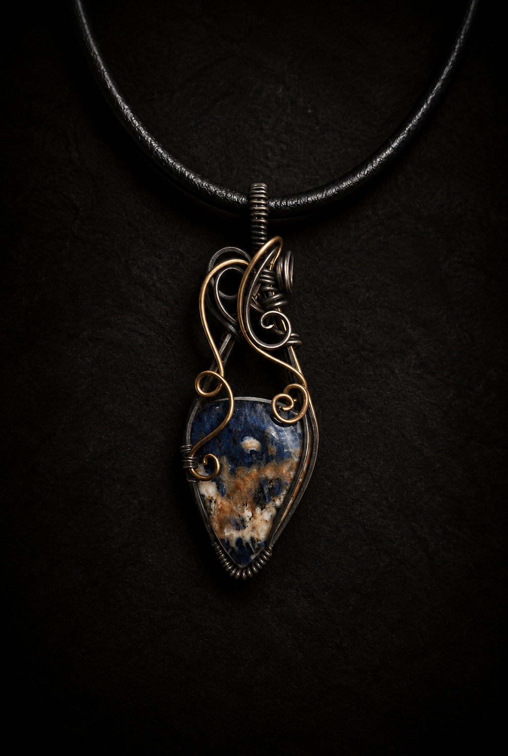 The Gold Thread Wire-Wrapped Pendant