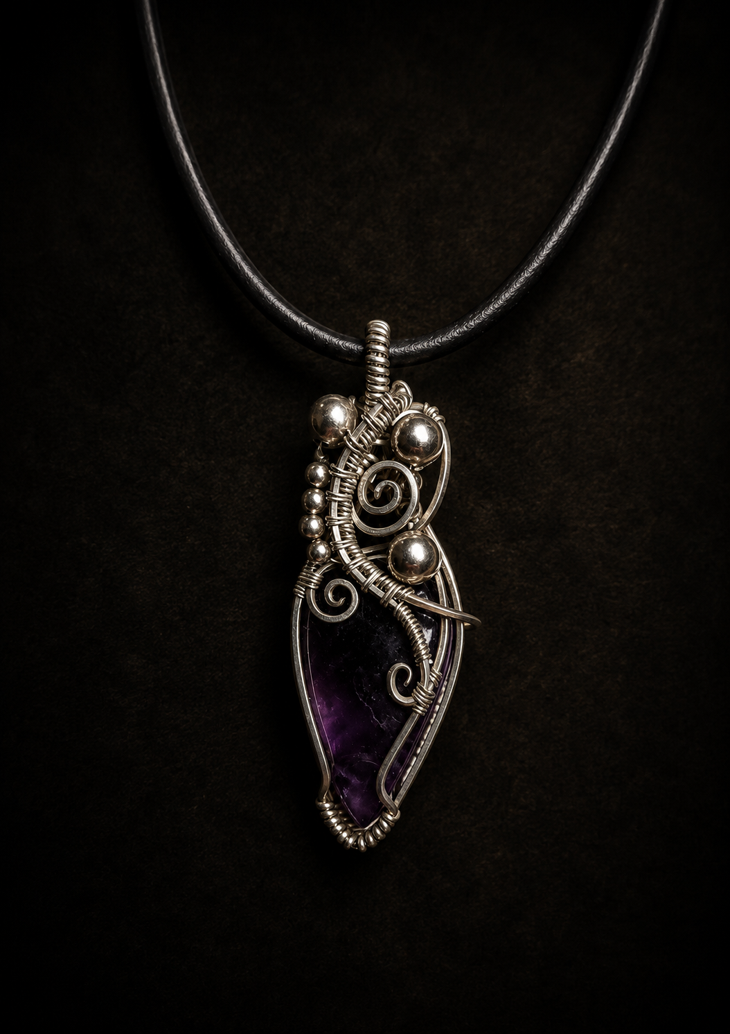 The Spiritualist Wire-Wrapped Pendant