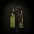 Strata Polymer Clay Earrings